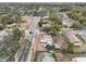 High-angle view of house and neighborhood at 1424 E Bougainvillea Ave, Tampa, FL 33612