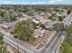 Aerial view of house and neighborhood at 1424 E Bougainvillea Ave, Tampa, FL 33612