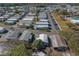 Aerial view of mobile home community and its surrounding area at 148 Gull Aire Blvd, Oldsmar, FL 34677