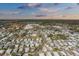 Large aerial view of mobile home community near city at 148 Gull Aire Blvd, Oldsmar, FL 34677