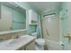 Clean bathroom with a bathtub, toilet and vanity at 148 Gull Aire Blvd, Oldsmar, FL 34677