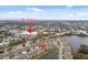 Aerial view showing home's location near Publix at 1950 Marlington Way, Clearwater, FL 33763