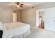 Comfortable bedroom with a queen-size bed and access to a bathroom at 2010 E Palm Ave # 14304, Tampa, FL 33605