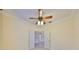 Spacious office with ceiling fan and access to another room at 217 Oceania Ct, Apollo Beach, FL 33572