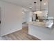 View of kitchen with stainless steel appliances and granite countertops at 2901 Forestwood Dr, Seffner, FL 33584