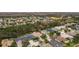 Aerial view of neighborhood with houses at 4337 Waterford Landing Dr, Lutz, FL 33558