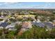 Aerial view of houses and neighborhood at 4337 Waterford Landing Dr, Lutz, FL 33558