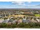 Aerial view of houses and neighborhood at 4337 Waterford Landing Dr, Lutz, FL 33558