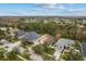 Aerial view of houses and neighborhood at 4337 Waterford Landing Dr, Lutz, FL 33558