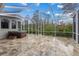 Screened patio with tiled floor and hot tub at 4337 Waterford Landing Dr, Lutz, FL 33558