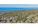 Aerial view showcasing home's location near the ocean at 5780 Elton Rd, Venice, FL 34293