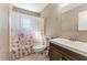 Bathroom with shower/tub combo and vanity at 6512 2Nd Ave Ne, Bradenton, FL 34208