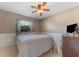 Bedroom with a double bed and ceiling fan at 6512 2Nd Ave Ne, Bradenton, FL 34208