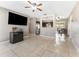 Open concept living and dining area with kitchen access at 6512 2Nd Ave Ne, Bradenton, FL 34208