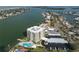 Luxury condo building with waterfront pool and parking at 750 Island Way # 401, Clearwater Beach, FL 33767