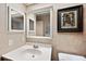 Bathroom featuring a vanity with a large mirror at 9923 119Th Way, Seminole, FL 33772