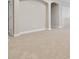 Finished basement with neutral walls and carpet flooring at 10825 Charmwood Dr, Riverview, FL 33569