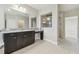 Bathroom with vanity and granite countertop at 10825 Charmwood Dr, Riverview, FL 33569