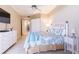 Comfortable bedroom with a queen-size bed and ocean views at 1200 Gulf Blvd # 102, Clearwater Beach, FL 33767