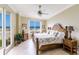 Main bedroom with ocean views and a comfortable king-size bed at 1200 Gulf Blvd # 102, Clearwater Beach, FL 33767