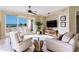 Relaxing living room with ocean views and comfy seating at 1200 Gulf Blvd # 102, Clearwater Beach, FL 33767