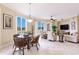 Open concept living and dining area with ocean views at 1200 Gulf Blvd # 102, Clearwater Beach, FL 33767