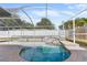 Stunning screened pool with spa and waterfall at 13561 105Th Ave, Largo, FL 33774