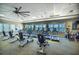 Fitness center featuring treadmills and stationary bikes at 16213 Diamond Bay Dr, Wimauma, FL 33598