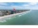 Beachfront condo building, aerial view showing ocean and coastline at 1660 Gulf Blvd # 304, Clearwater Beach, FL 33767