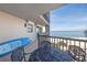 Balcony with ocean view and patio furniture at 1660 Gulf Blvd # 304, Clearwater Beach, FL 33767