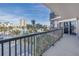 Private balcony overlooking parking at 1660 Gulf Blvd # 304, Clearwater Beach, FL 33767