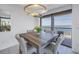 Coastal dining room featuring a table for four and ocean view at 1660 Gulf Blvd # 304, Clearwater Beach, FL 33767