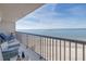 Breathtaking ocean view from private balcony at 1660 Gulf Blvd # 304, Clearwater Beach, FL 33767