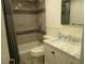 Updated bathroom with a large shower and modern vanity at 1900 59Th N Ave # 212, St Petersburg, FL 33714