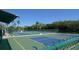 Well-maintained community pickleball courts with ample space for play at 2440 E Del Webb Blvd, Sun City Center, FL 33573