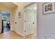 Hallway with doors to bedrooms and bathroom at 2512 Centennial Falcon Dr, Valrico, FL 33596