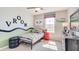 bedroom with car-themed decor and twin bed at 2577 Chapel Oak Bnd, Wesley Chapel, FL 33543