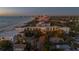 Aerial view of beachfront property and surrounding area at 3200 Gulf Blvd # 204, St Pete Beach, FL 33706