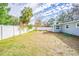 Spacious backyard with privacy fence at 3709 W Oklahoma Ave, Tampa, FL 33611