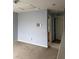 Empty bedroom with gray walls and carpeted floor at 3830 Stornoway Dr, Land O Lakes, FL 34638