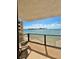 Enjoy breathtaking water views from this balcony at 450 S Gulfview Blvd # 408, Clearwater Beach, FL 33767