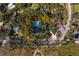 Bird's eye view of property and surrounding area at 5027 Sunrise S Dr, St Petersburg, FL 33705