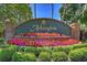 Ornate brick community entrance sign with landscaping at 5103 Ashcrest Ct, Tampa, FL 33647