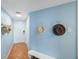 Bright entryway with tiled floor and bench at 6051 Sun Blvd # 504, St Petersburg, FL 33715