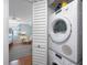 Convenient in-unit laundry with stacked washer and dryer at 6051 Sun Blvd # 504, St Petersburg, FL 33715