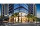 Modern high-rise building with upscale architectural design and city views at 1101 E Jackson St # 3601, Tampa, FL 33602