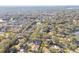 Wide aerial view of neighborhood near a lake at 14031 Shady Shores Dr, Tampa, FL 33613