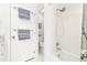 Clean bathroom with shower/tub combo and updated fixtures at 14031 Shady Shores Dr, Tampa, FL 33613