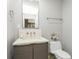 Modern bathroom with floating vanity and toilet at 145 2Nd S Ave # 616, St Petersburg, FL 33701