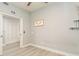 Bedroom features a decorative mirror and closet at 145 2Nd S Ave # 616, St Petersburg, FL 33701